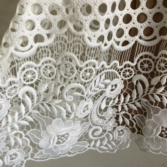 NWT Catherine Deane White Carry Lace Dress 4 - Picture 7 of 13